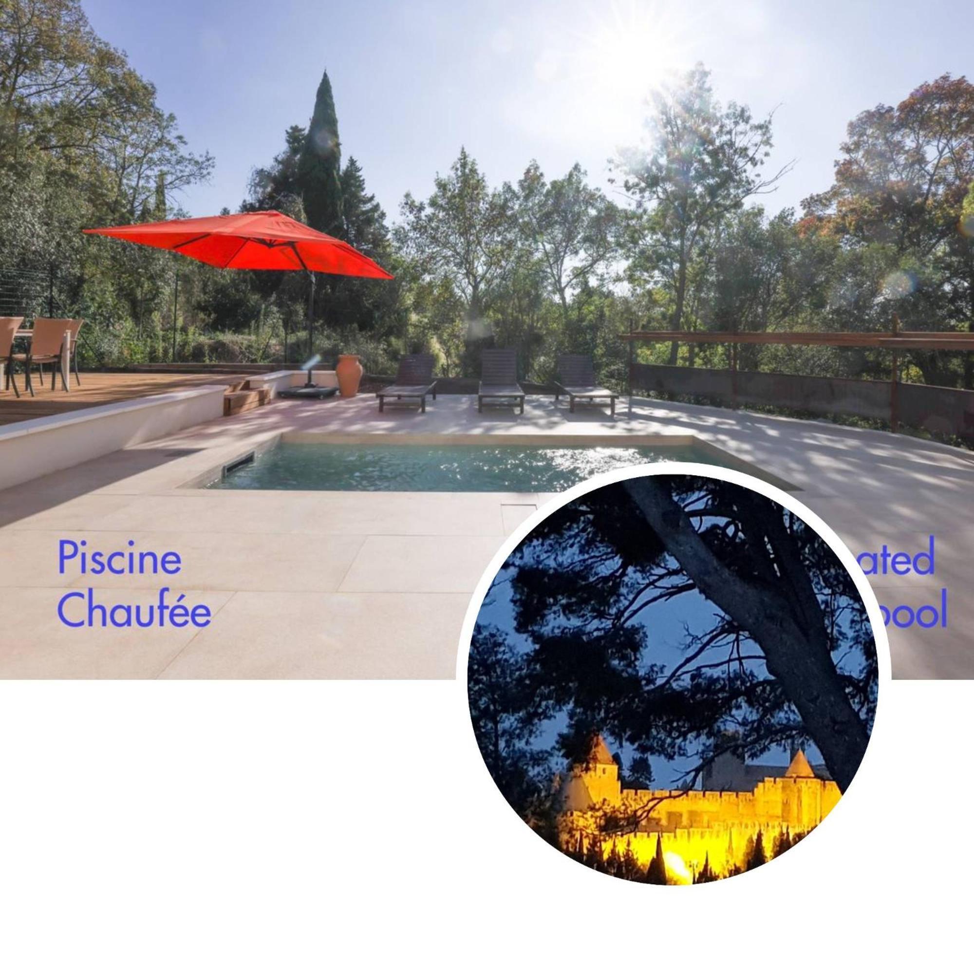Villa St Francois Piscine Privee Chauffee ,Clim ,Parking Gratuit Carcassonne Exterior photo